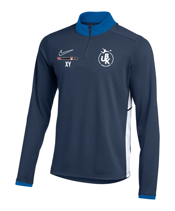 NIKE Academy 25 Drill Top Sweatshirt Blau Union Bad Kreuzen