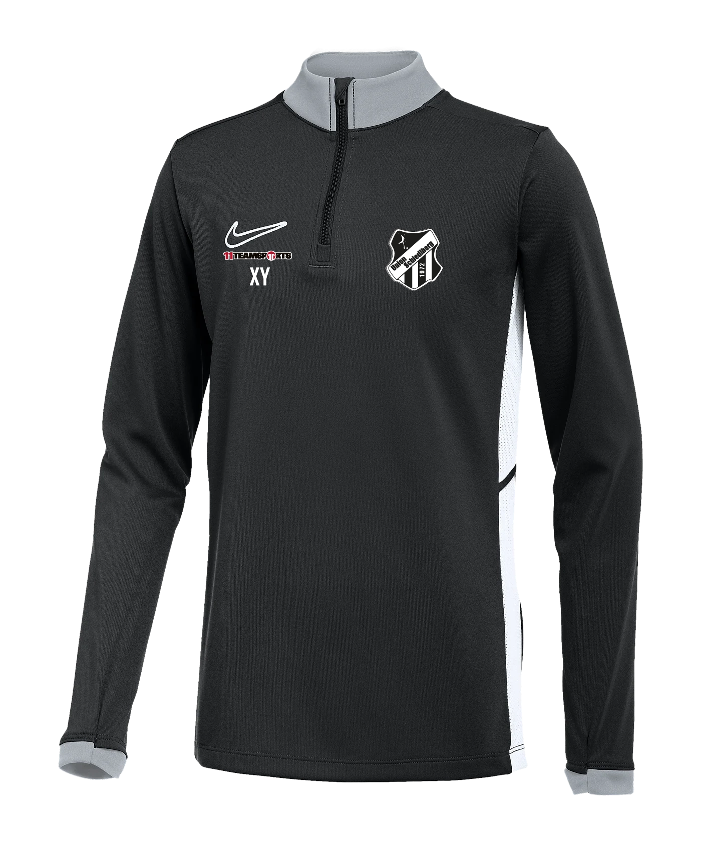 NIKE Academy 25 Drill Top Sweatshirt Schwarz Union Schiedlberg
