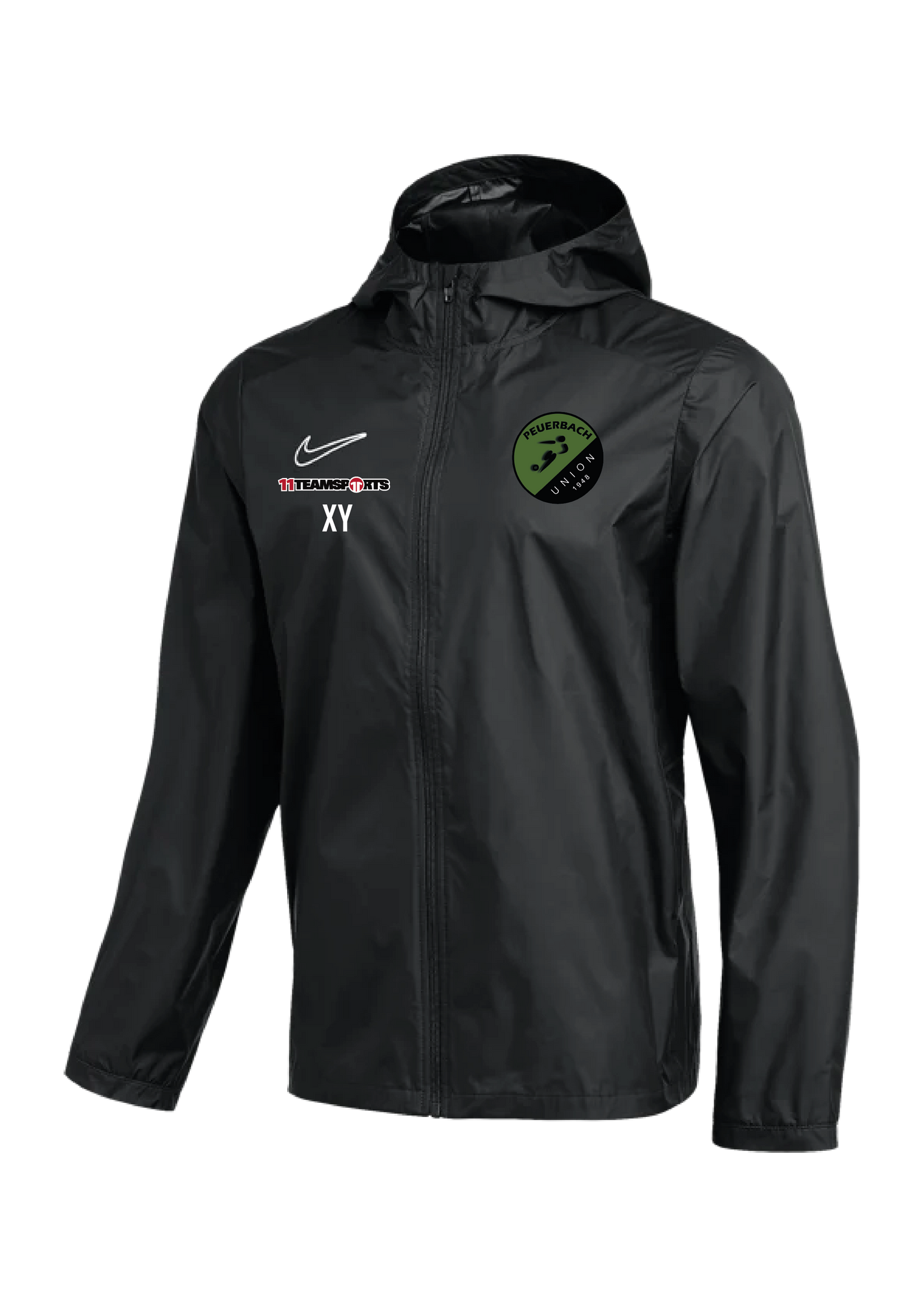 NIKE Academy 25 Regenjacke Schwarz Union Peuerbach