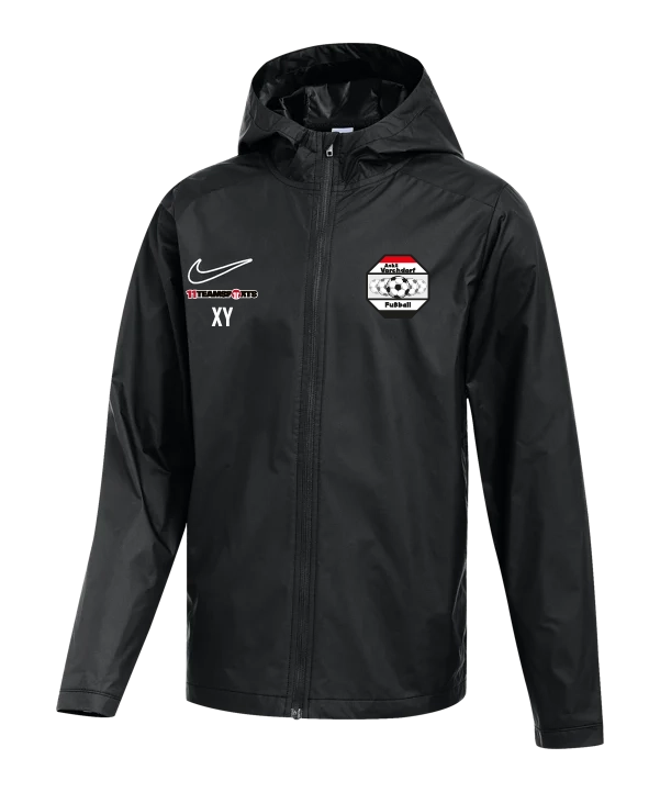 NIKE Academy 25 Regenjacke Kids Schwarz ASKÖ Vorchdorf