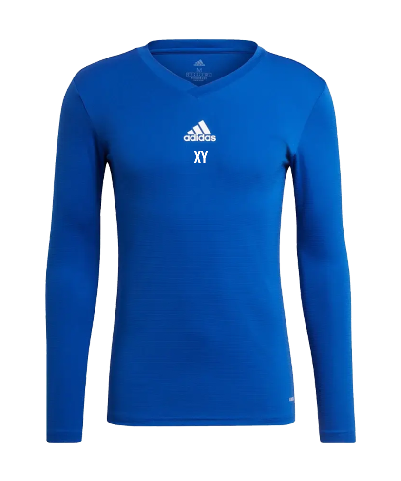 adidas Team Base Top langarm Blau Weiss Union Haag