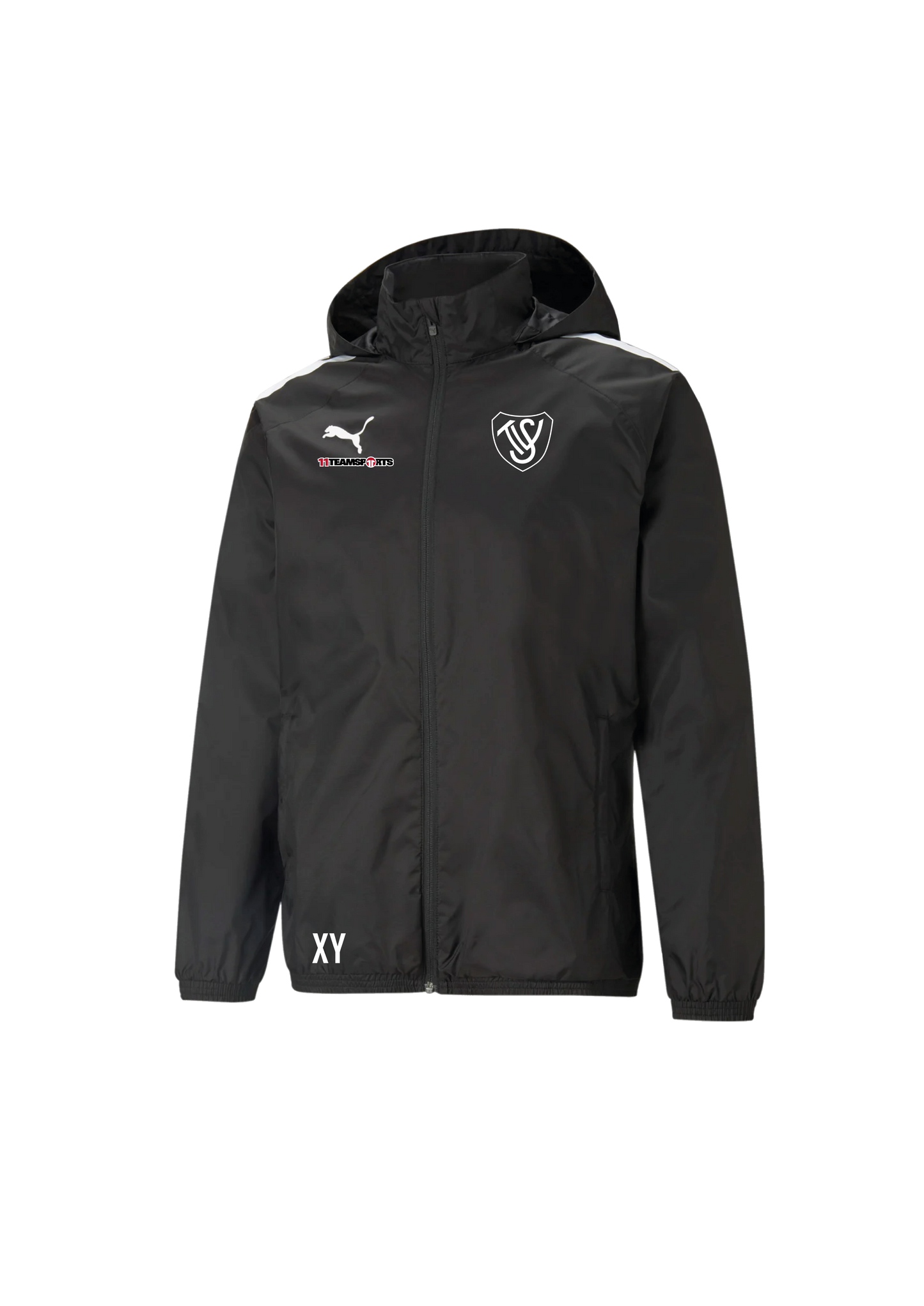 PUMA teamLIGA Allwetterjacke Kids Schwarz SV Trieben