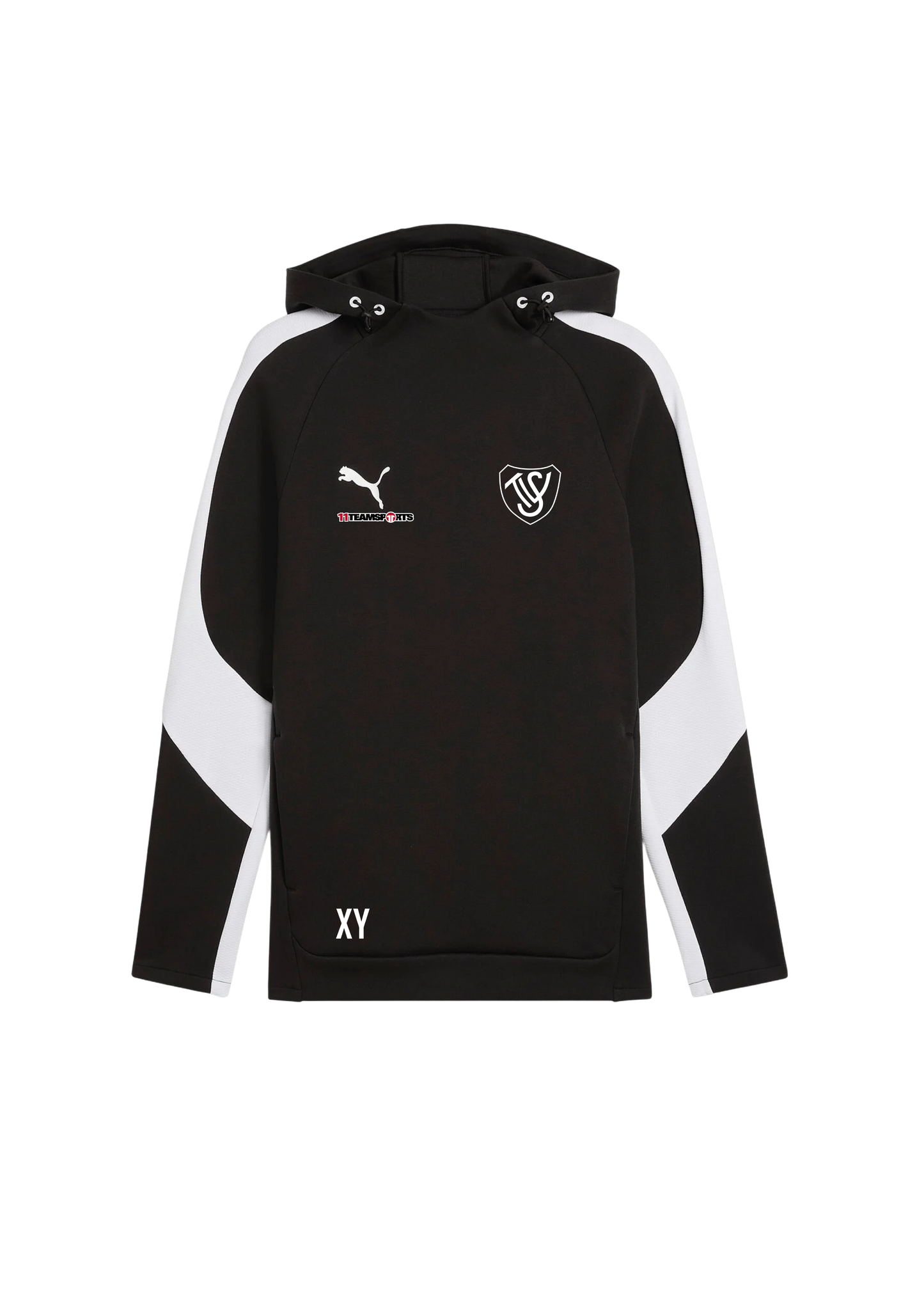 PUMA teamEvostripe Hoody Schwarz SV Trieben