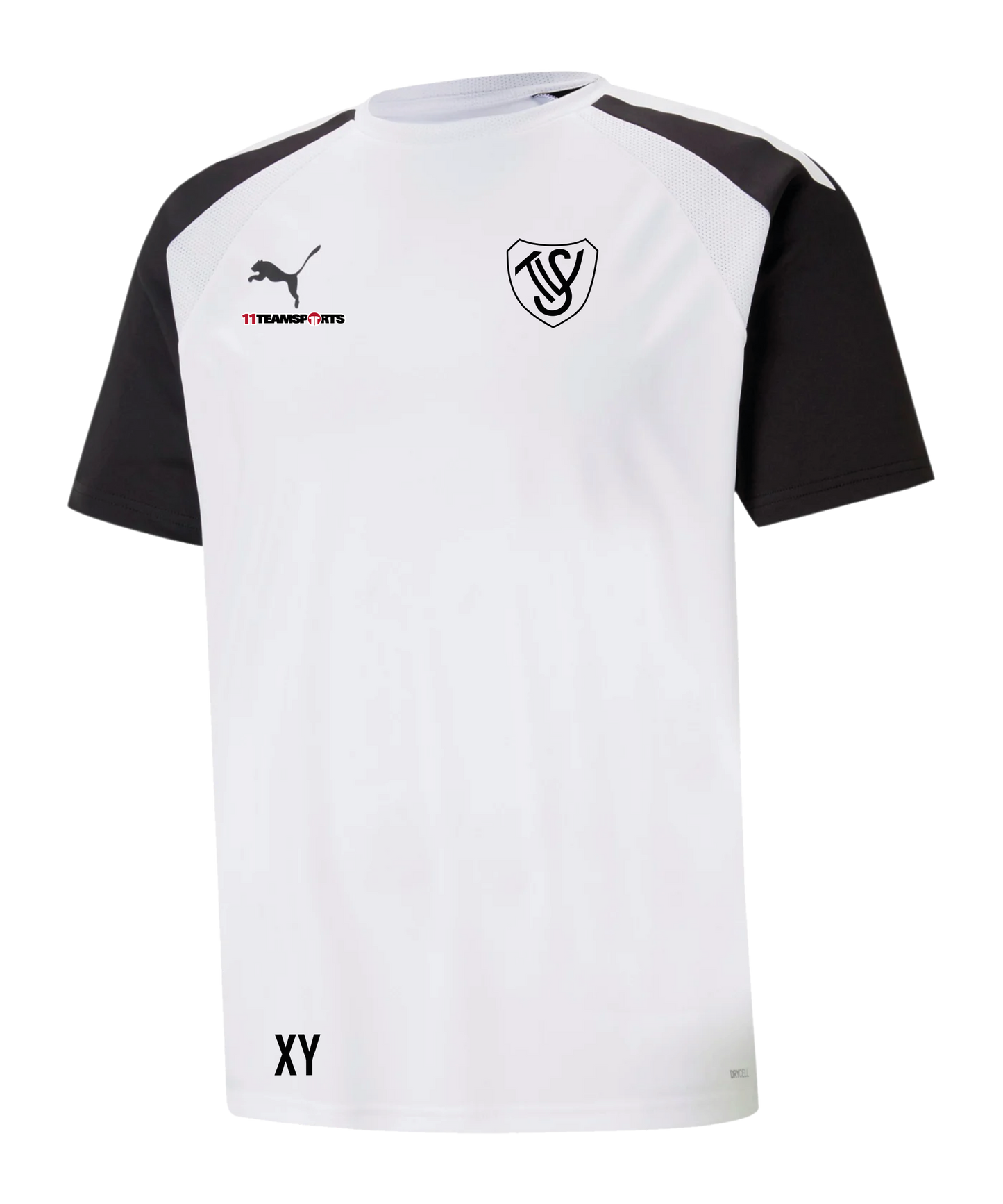 PUMA teamPACER Trikot Kids Weiss Schwarz SV Trieben