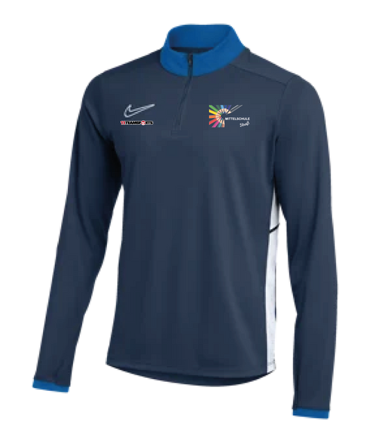Nike Academy 25 Drill-Top Kids Blau Mittelschule Straß