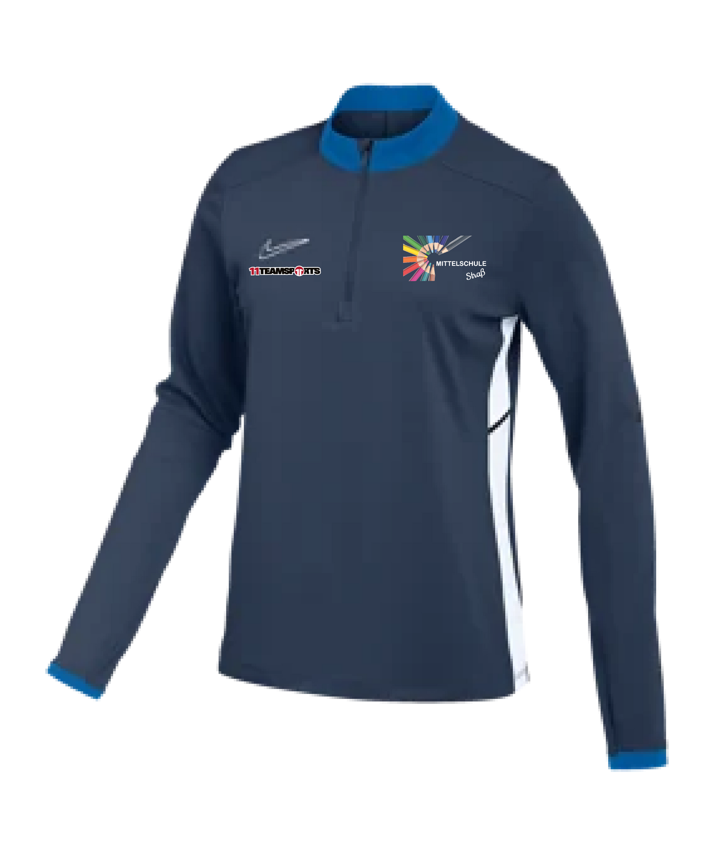 Nike Academy 25 Drill-Top Damen Blau Mittelschule Straß