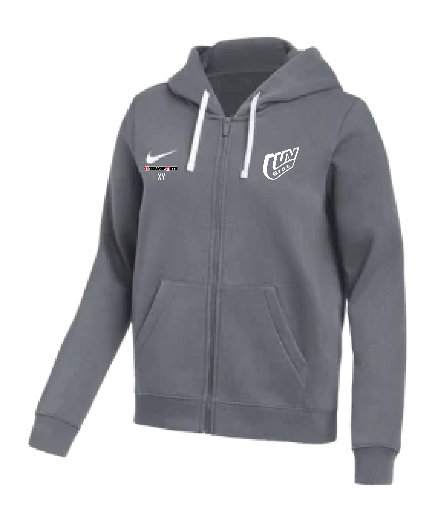 NIKE Park 26 Kapuzenjacke Damen Grau LUV Graz
