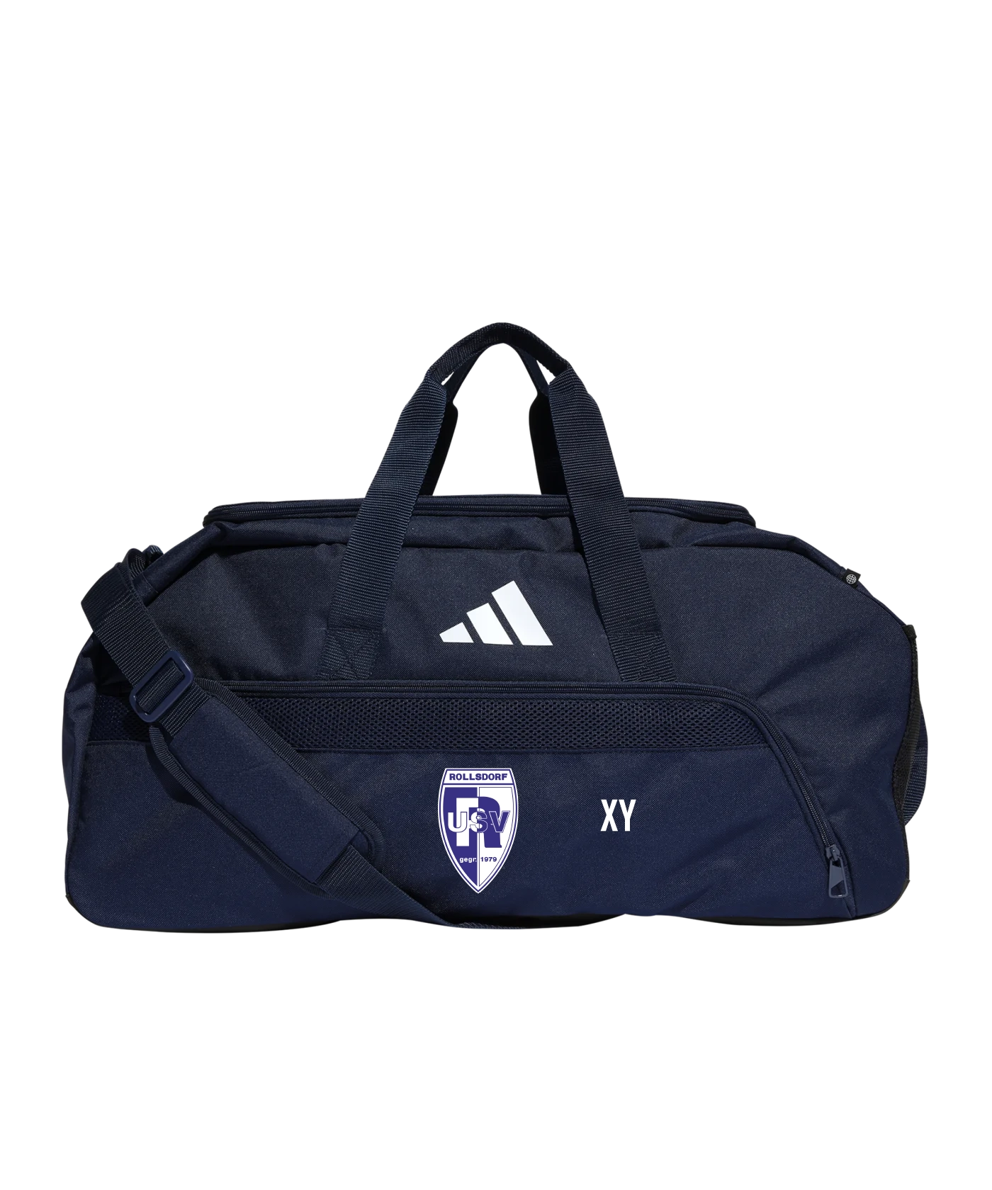 ADIDAS Tiro League Duffel Bag Gr. L Blau Schwarz USV Rollsdorf