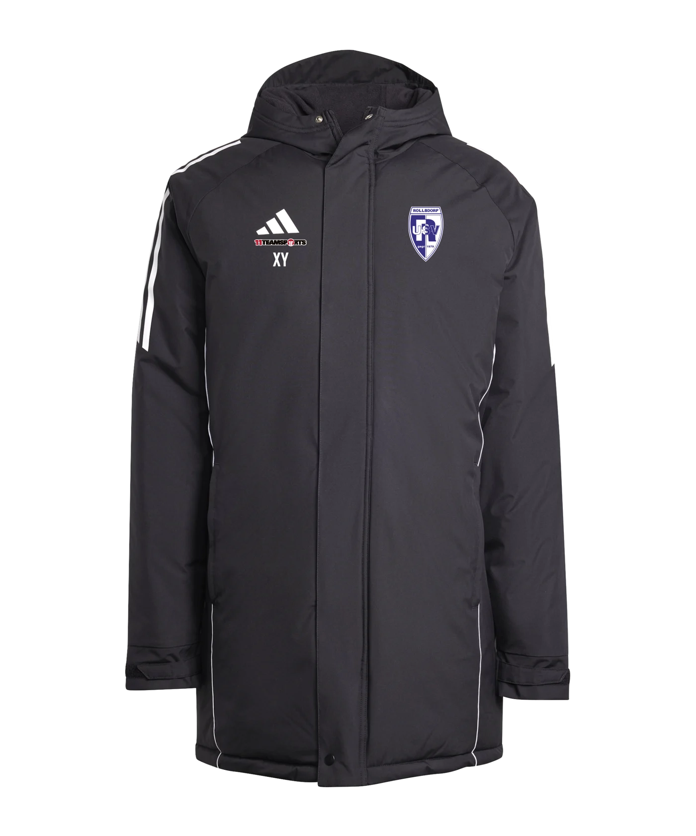 ADIDAS Tiro 24 Winterjacke Schwarz Weiss USV Rollsdorf