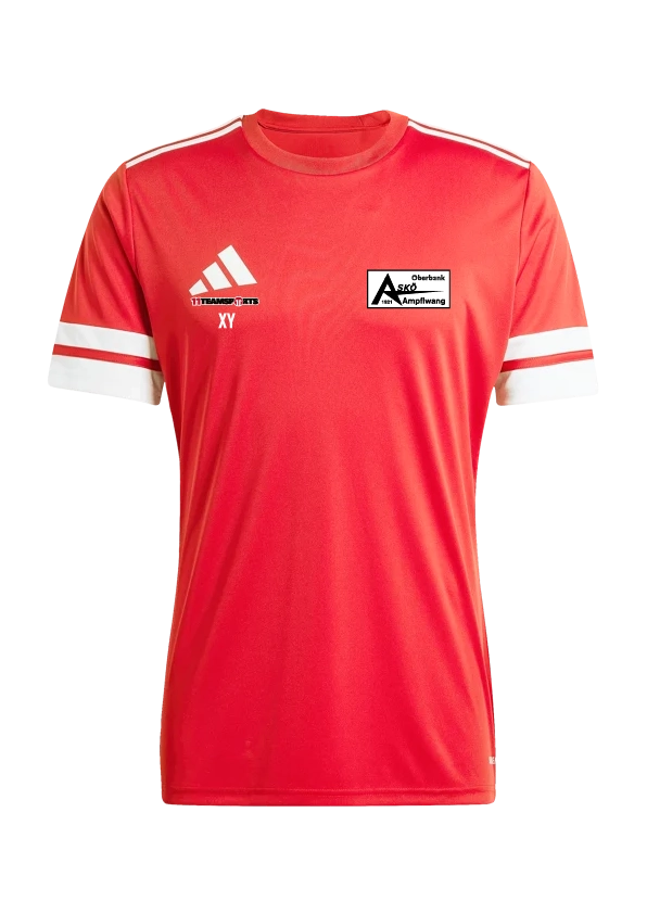 adidas Squadra 25 Trikot Rot ASKÖ Ampflwang