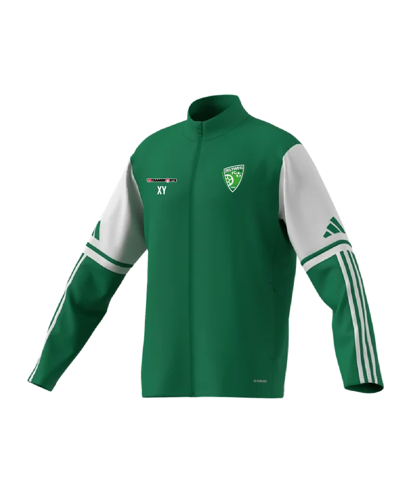 ADIDAS Squadra 25 Trainingsjacke Grün FC Zeltweg