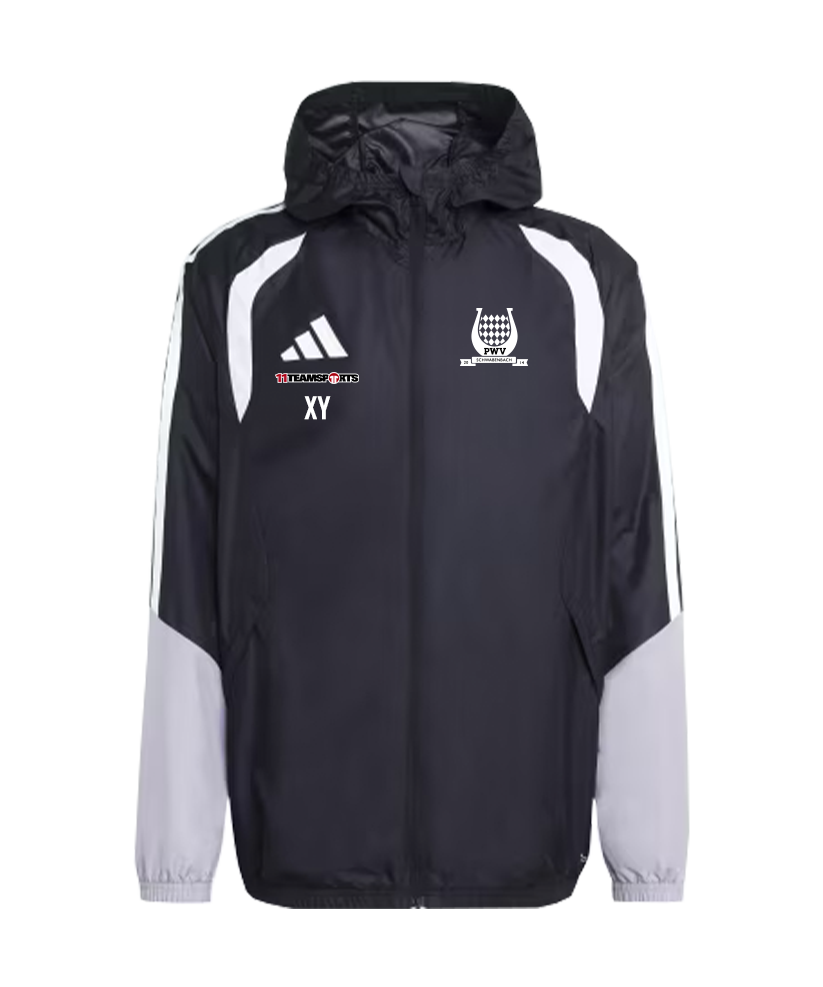 adidas Tiro 26 Regenjacke Schwarz PWV Schwabenbach