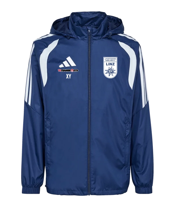 ADIDAS Tiro 26 Wind Jacke Kids Blau Union Edelweiß Linz