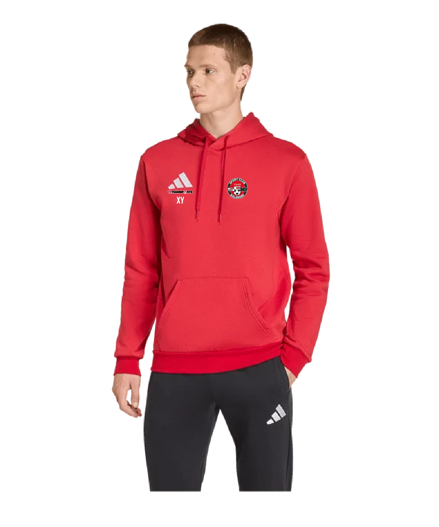 ADIDAS Entrada 26 Hoody Rot SC Kalsdorf