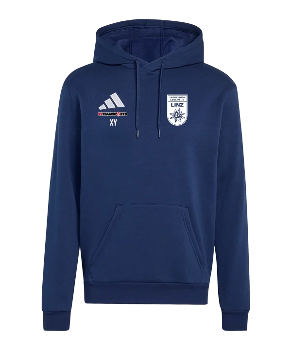 ADIDAS Entrada 26 Hoody Blau Union Edleweiß Linz
