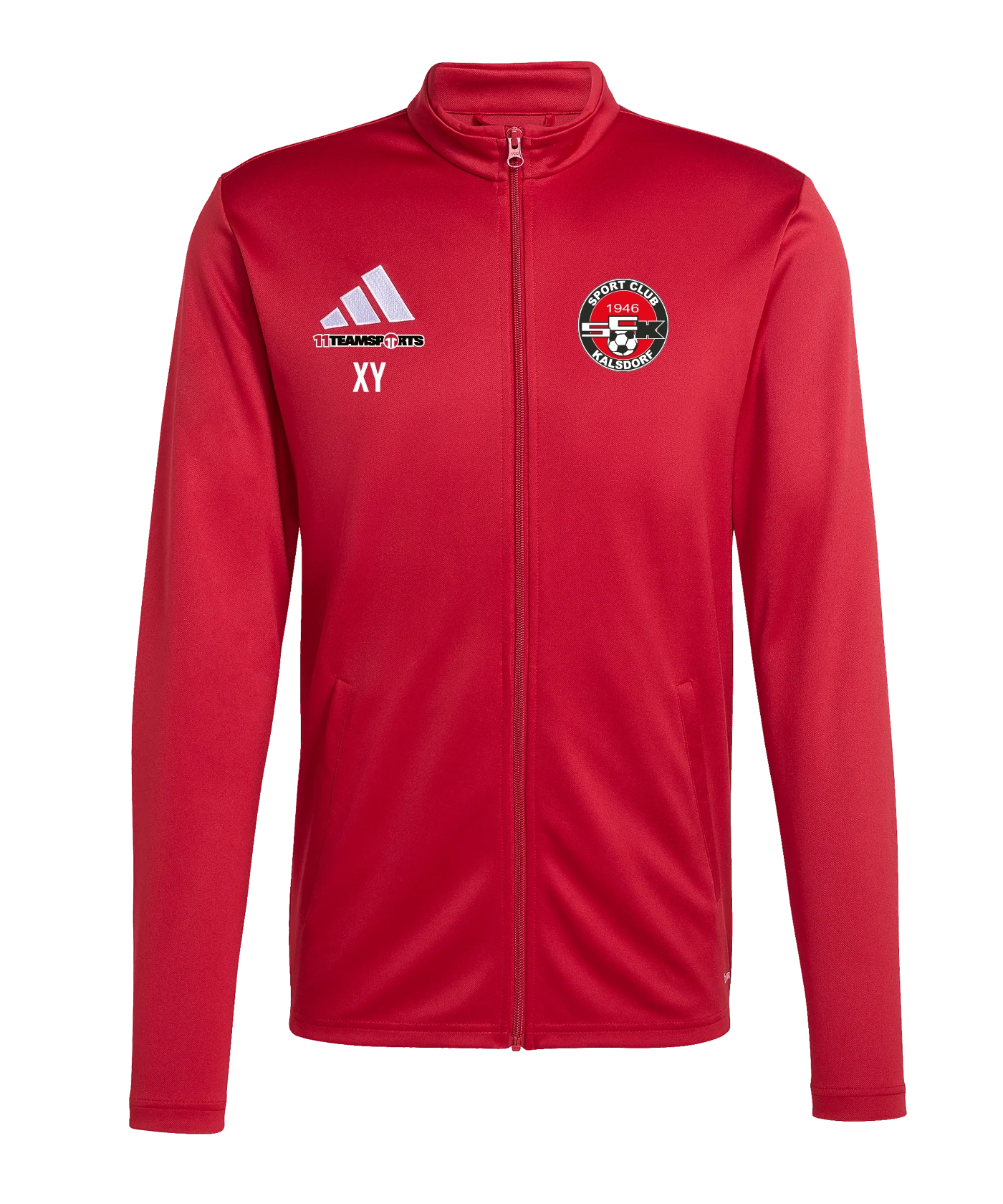 ADIDAS Entrada 26 Trainingsjacke Rot SC Kalsdorf