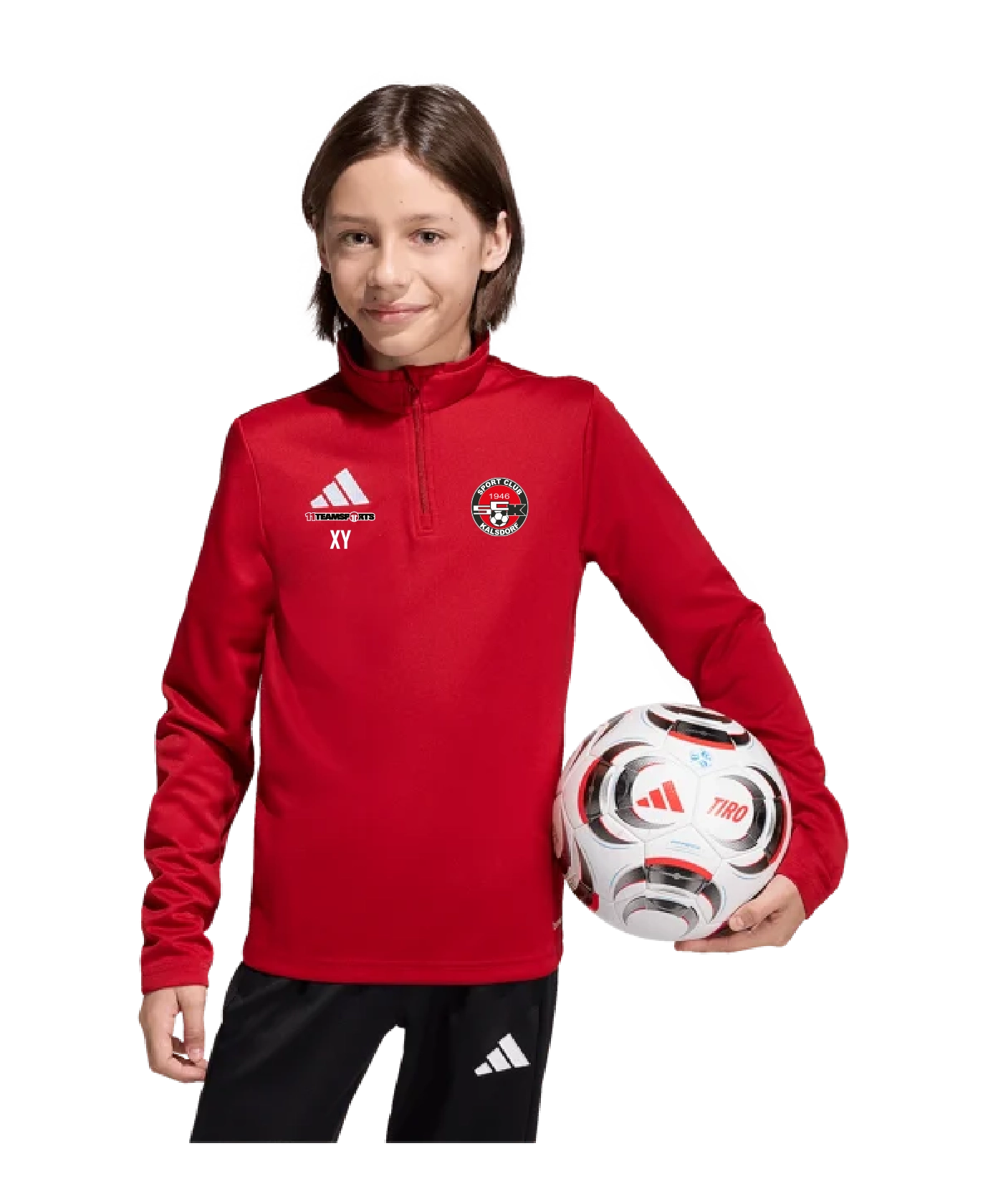 ADIDAS Entrada 26 Training Sweatshirt Kids Rot SC Kalsdorf