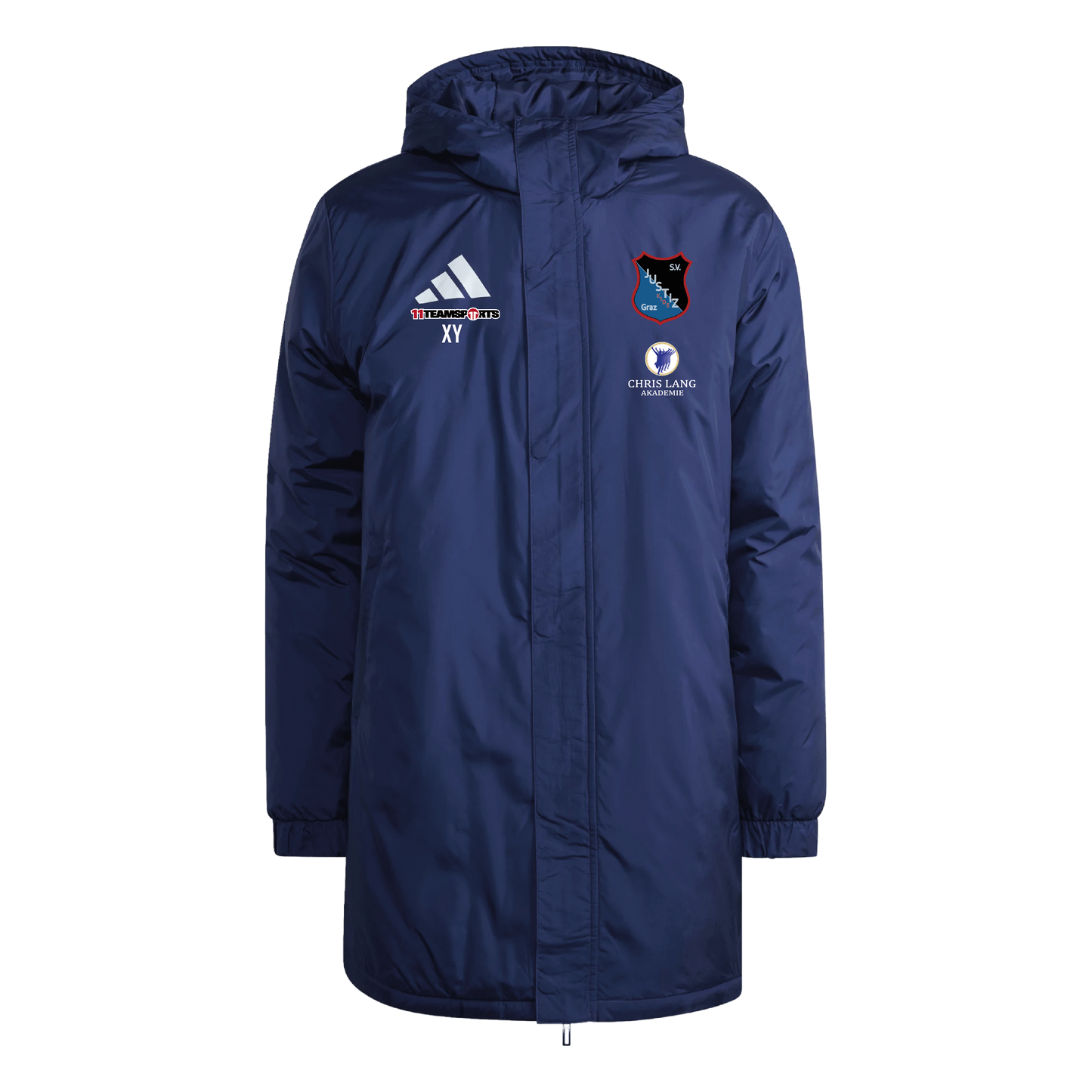 ADIDAS Entrada 26 Winterjacke Kids Blau SV Justiz Kids