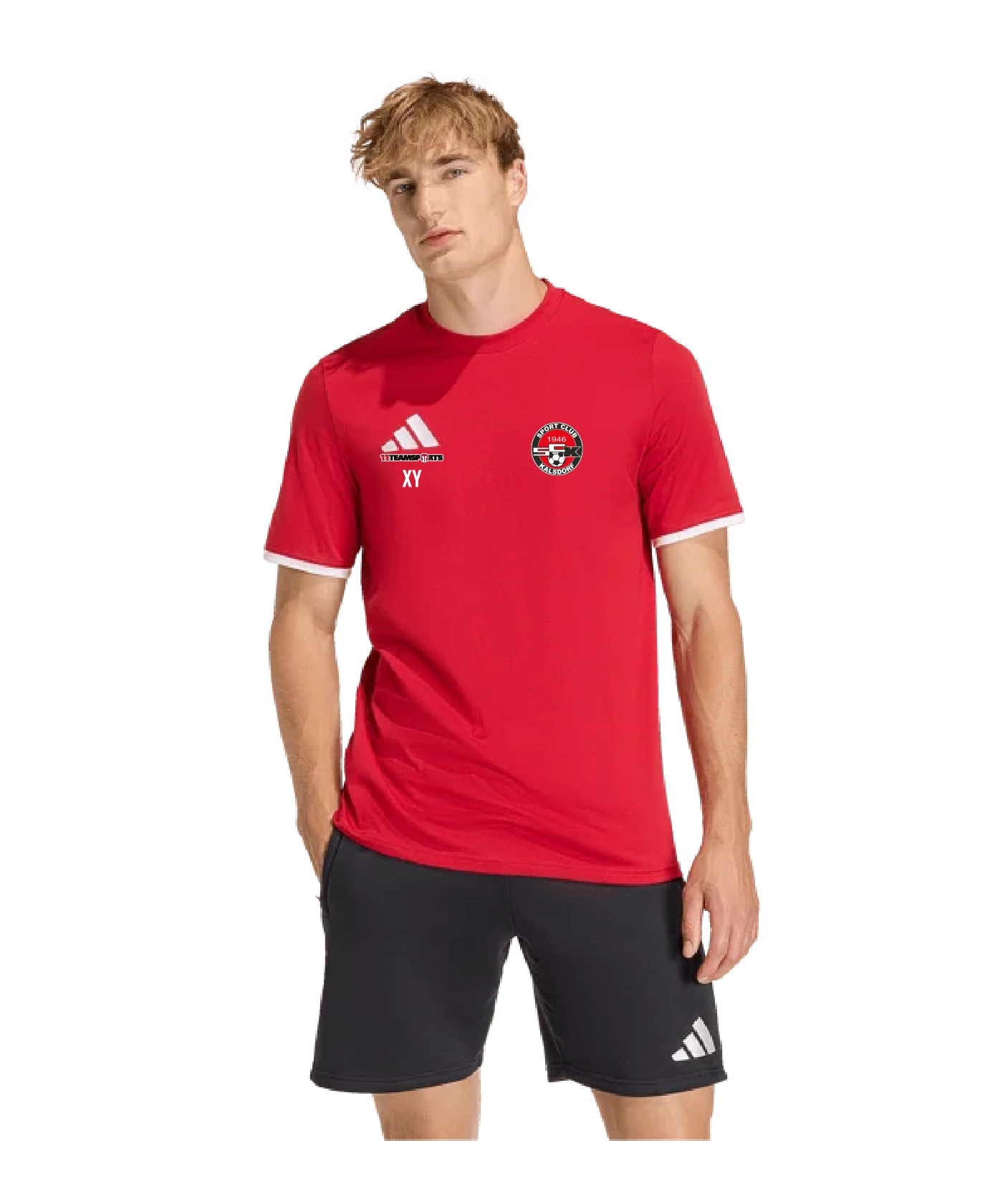 ADIDAS Entrada 26 T-Shirt Rot SC Kalsdorf