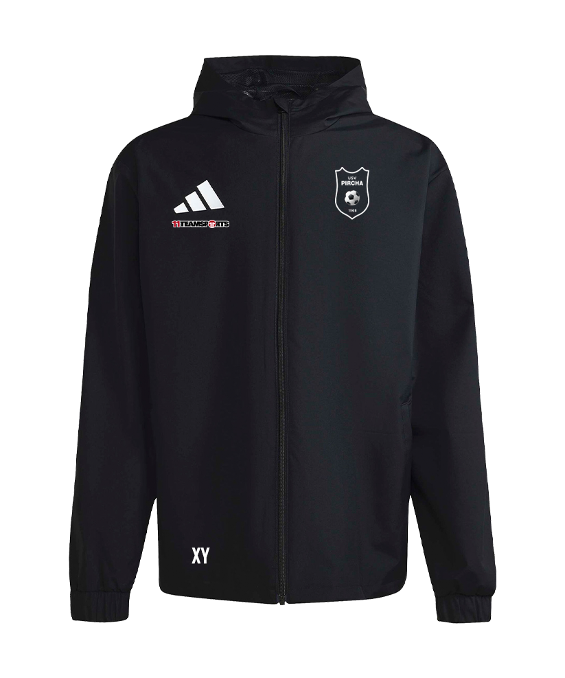 adidas Entrada 26 Regenjacke Schwarz USV Pircha