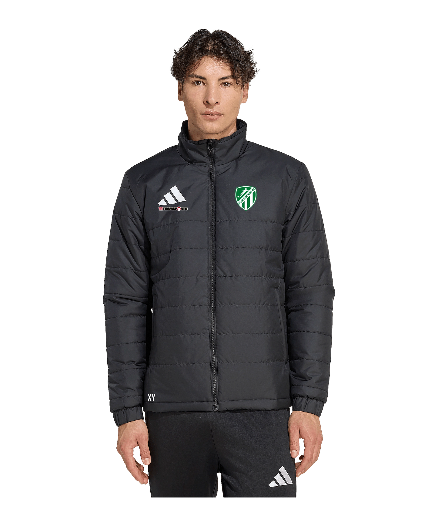 ADIDAS Entrada 26 Winterjacke Schwarz FC Gleisdorf