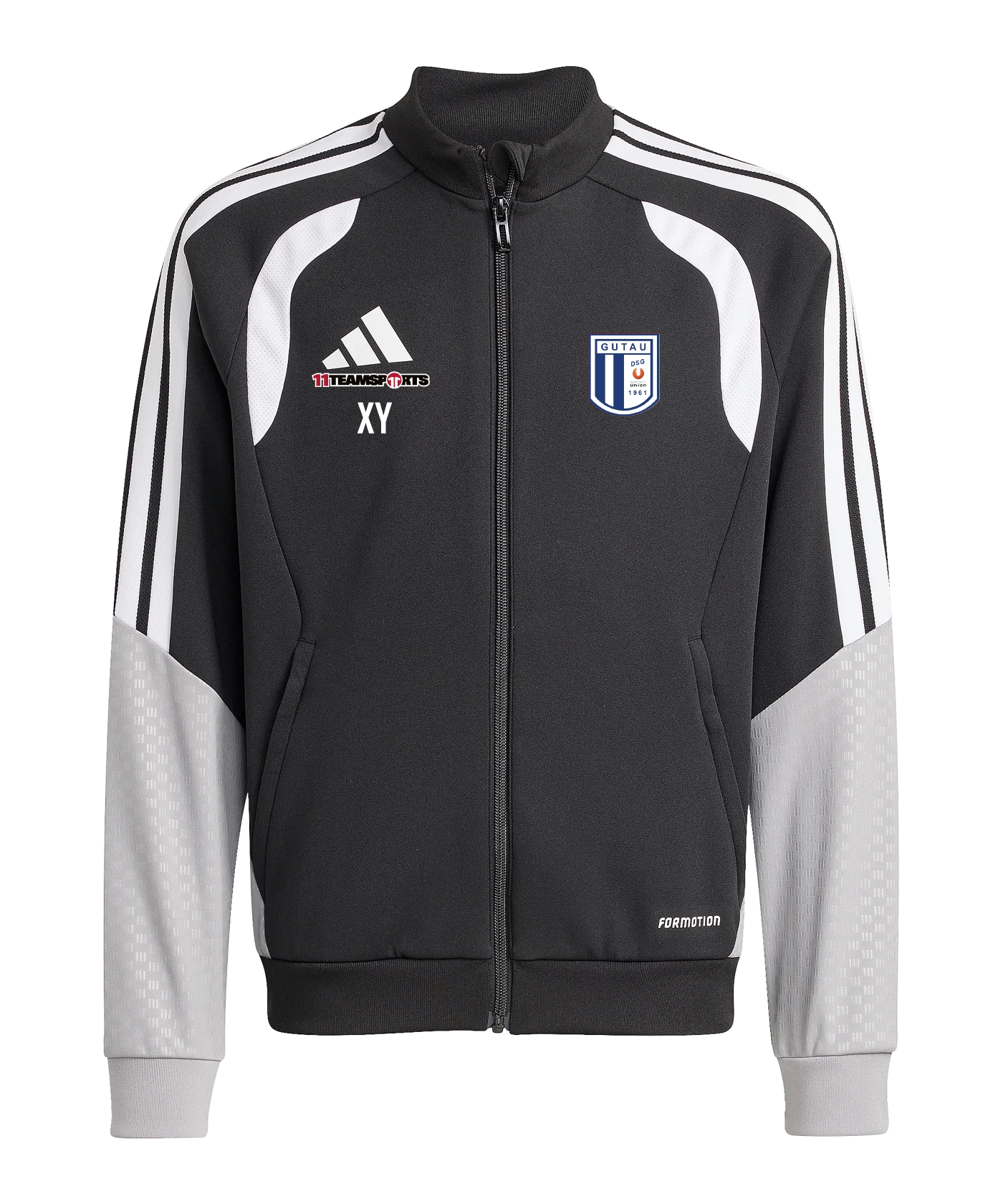 ADIDAS Tiro 26 Trainingsjacke Kids Schwarz DSG Union Gutau