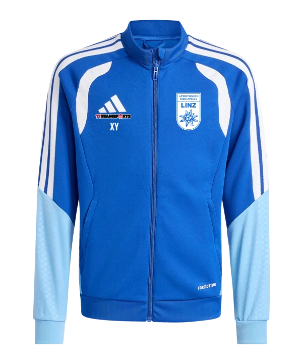 ADIDAS Tiro 26 Trainingsjacke Kids Blau Union Edlweiß Linz