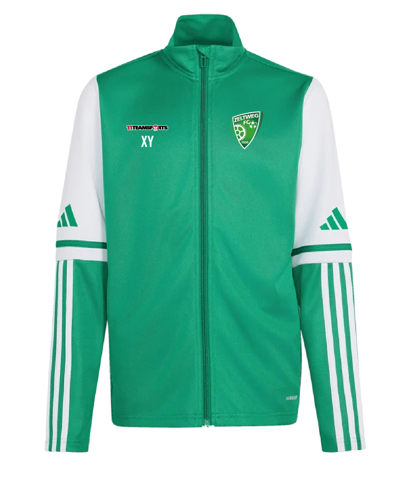 ADIDAS Squadra 25 Trainingsjacke Kids Grün FC Zeltweg