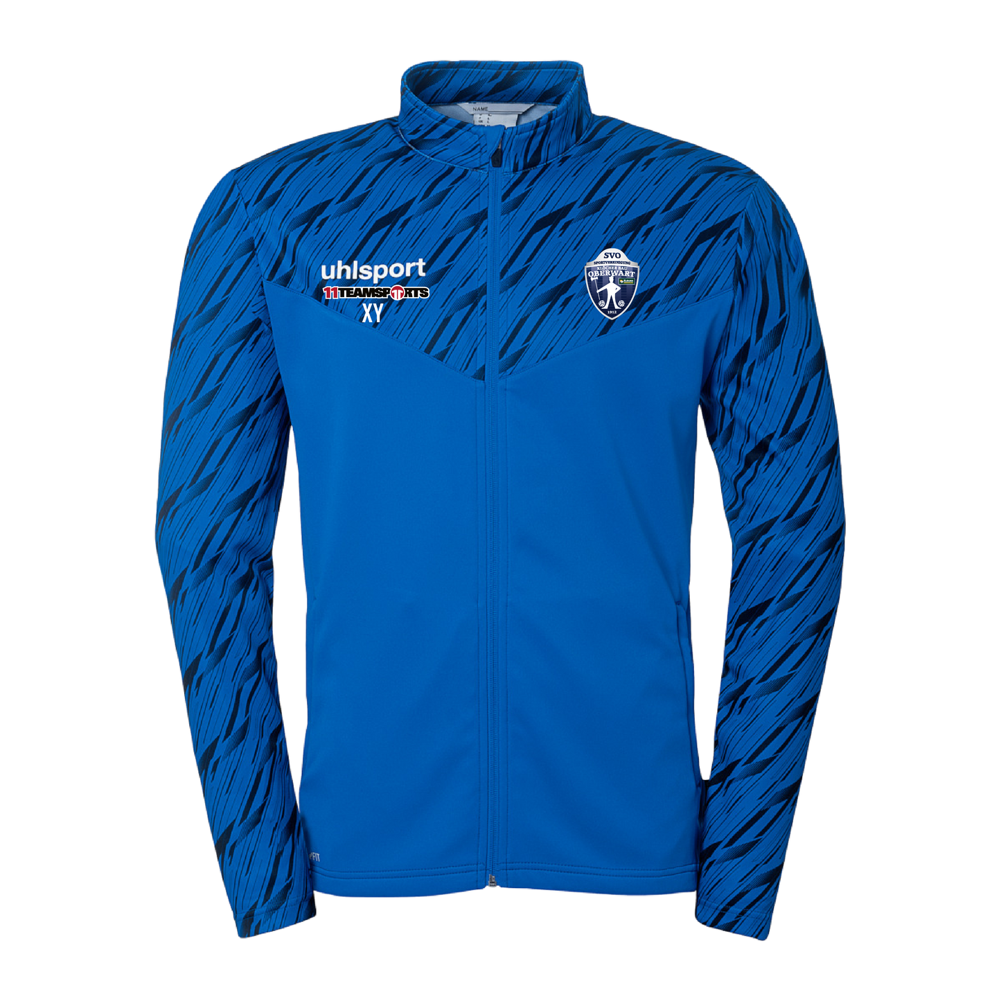 Uhlsport Progressive 28 Poly Jacke Kids Blau SV Oberwart