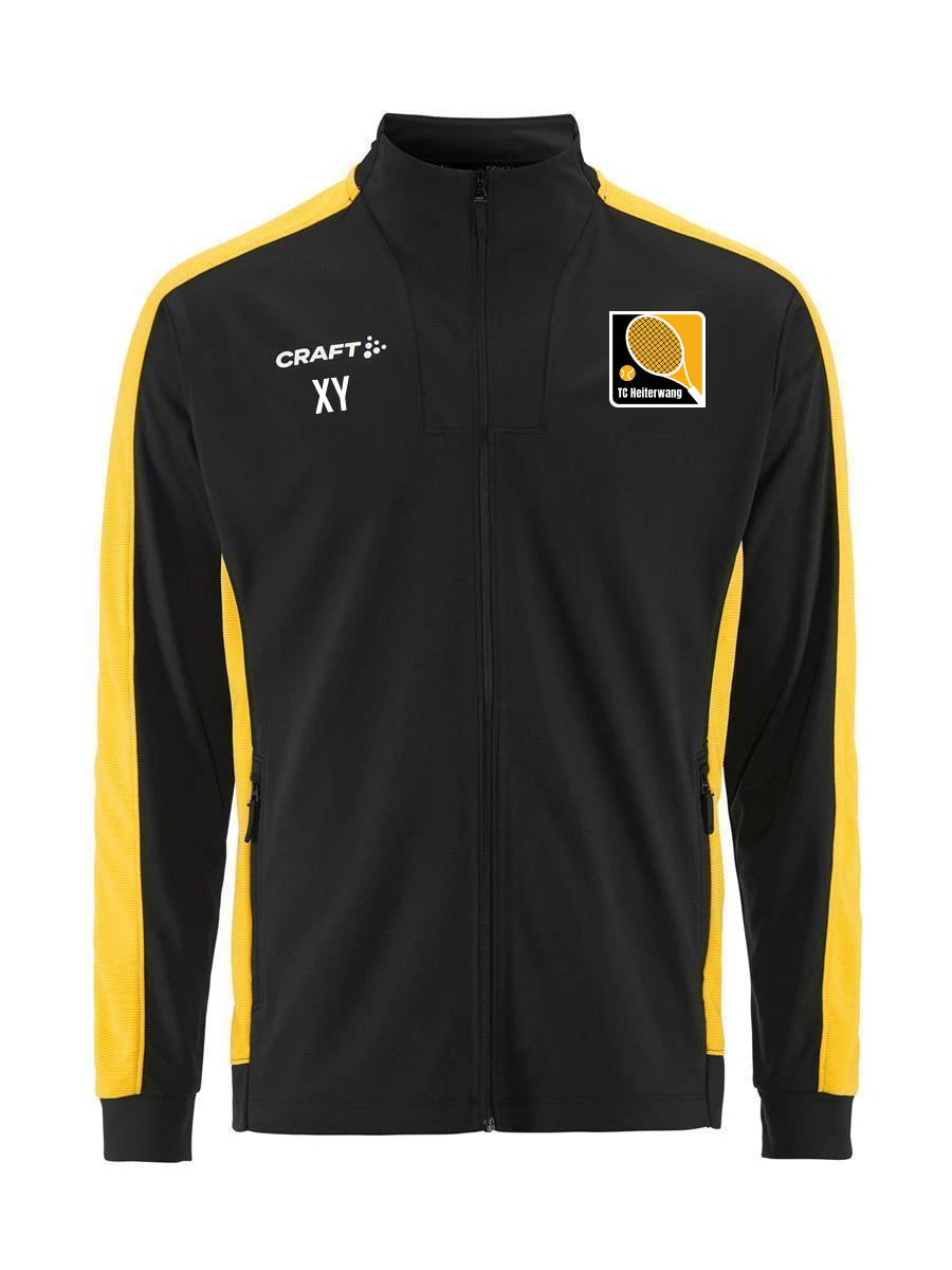 Craft Evolve 2.0 Contrast Full Zip Jacket Schwarz Gelb F999S TC Heiterwang
