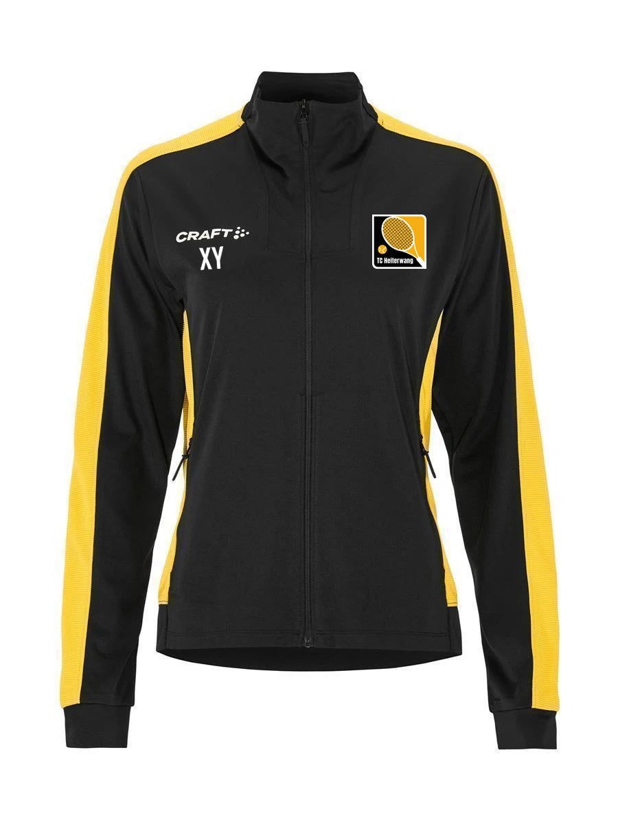 Craft Evolve 2.0 Contrast Full Zip Jacket Damen Schwarz Gelb F999S TC Heiterwang