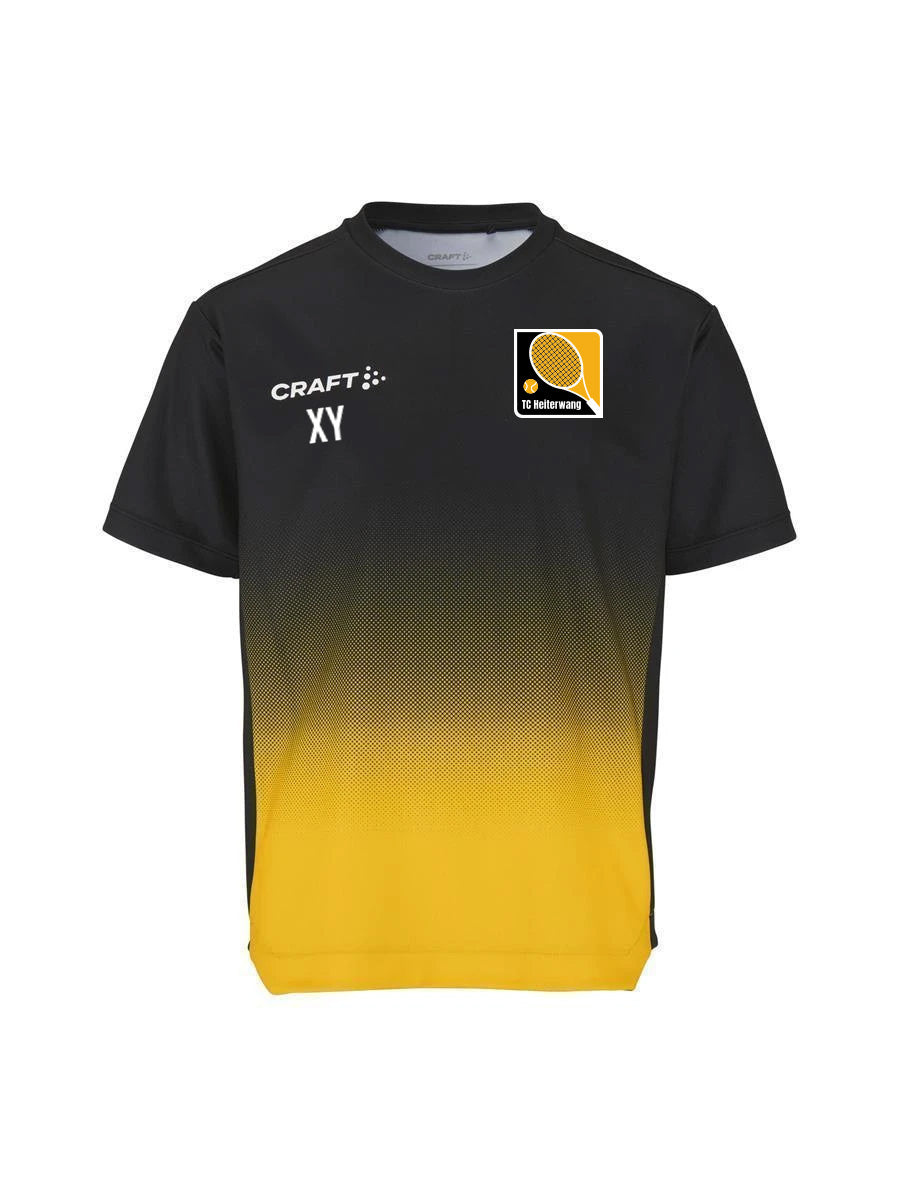 Craft Evolve 2.0 Structured Graphic Jersey Kids Schwarz Gelb F999552 TC Heiterwang