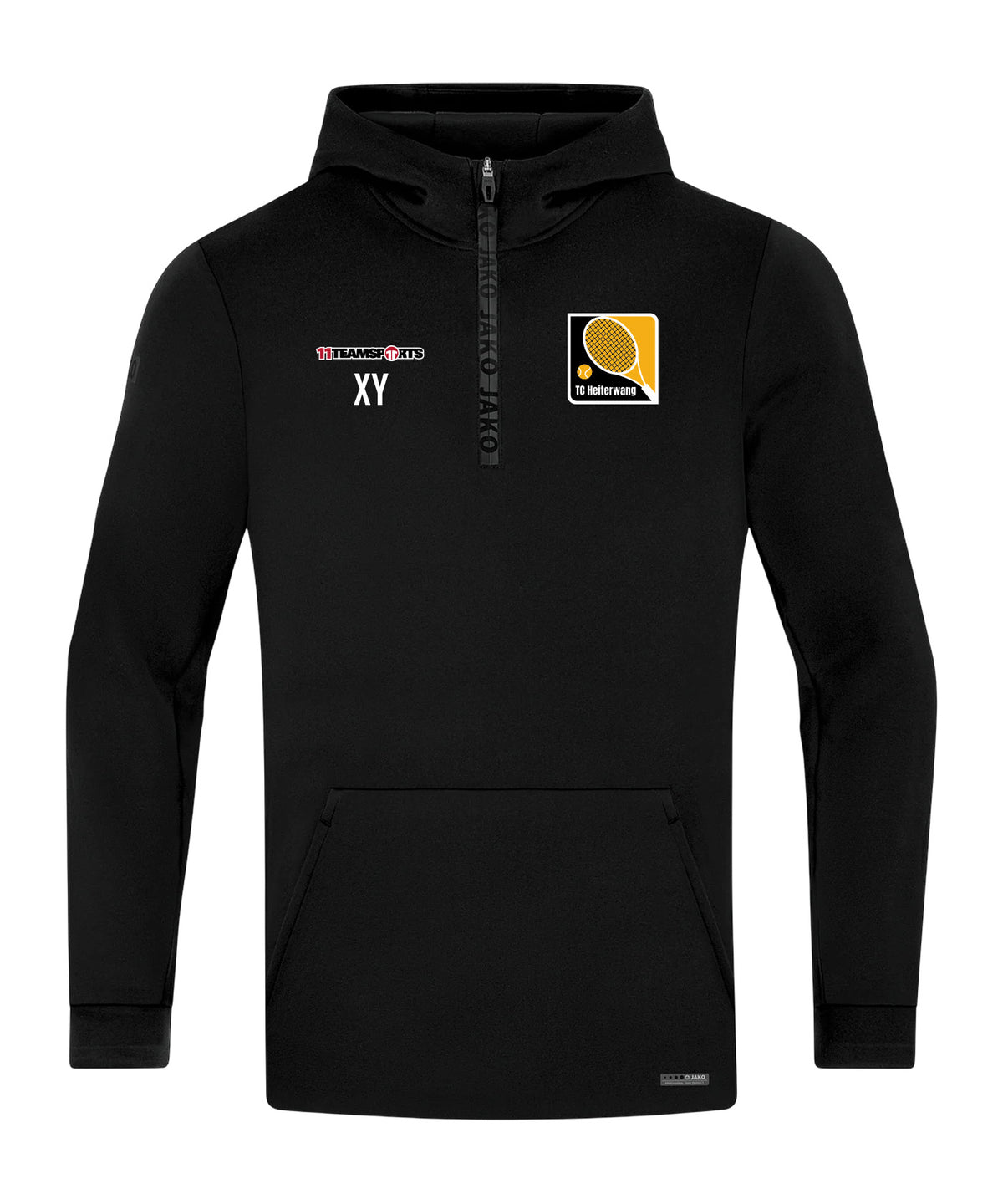JAKO Pro Casual Hoody Schwarz F800 TC Heiterwang