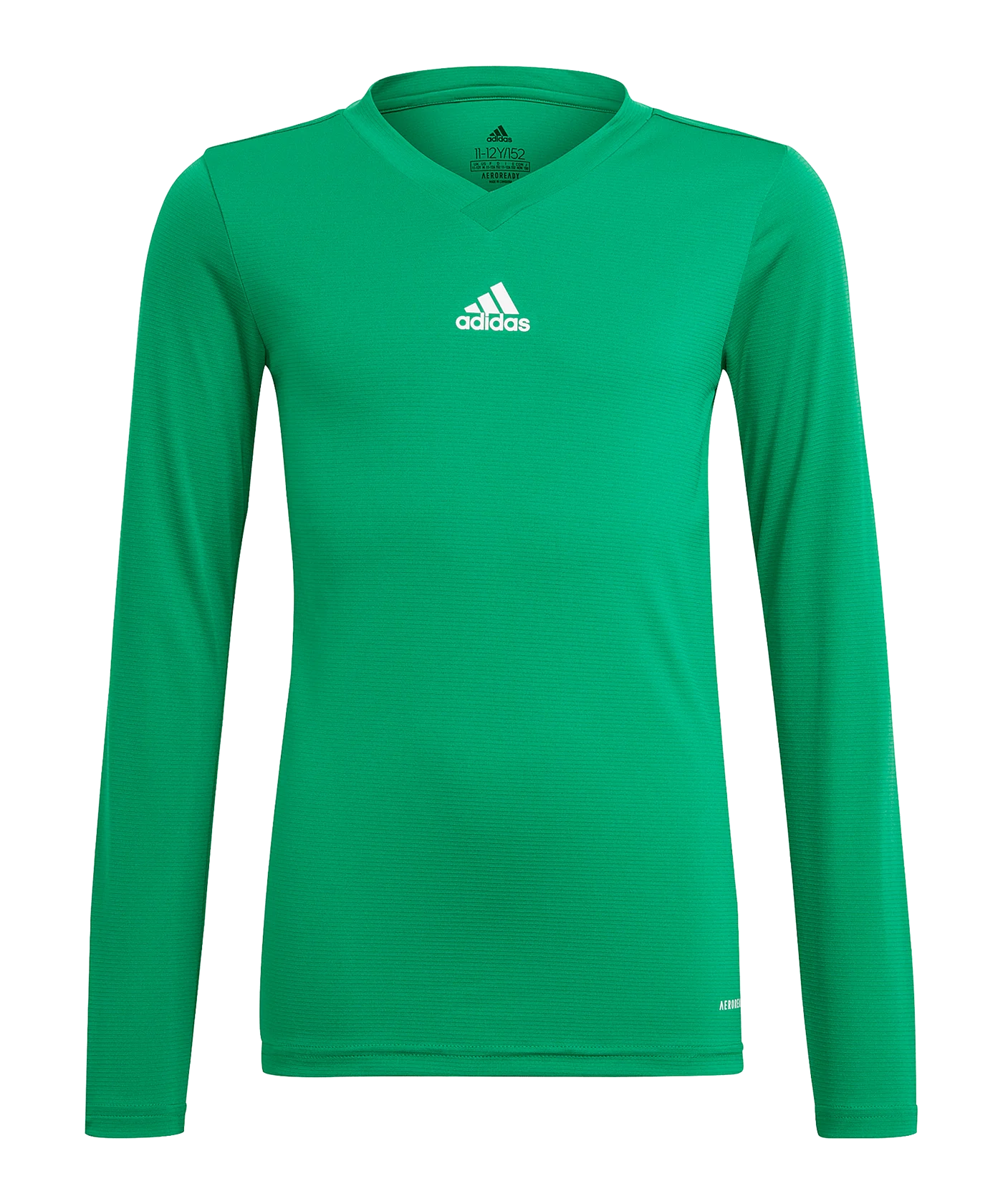 ADIDAS Team Base Top langarm Kids Dunkelgrün