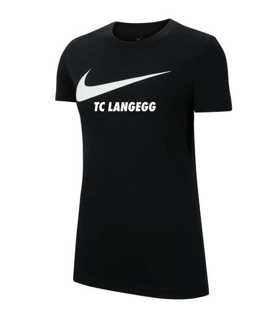 NIKE Park 20 T-Shirt Swoosh Damen Schwarz TC Langegg