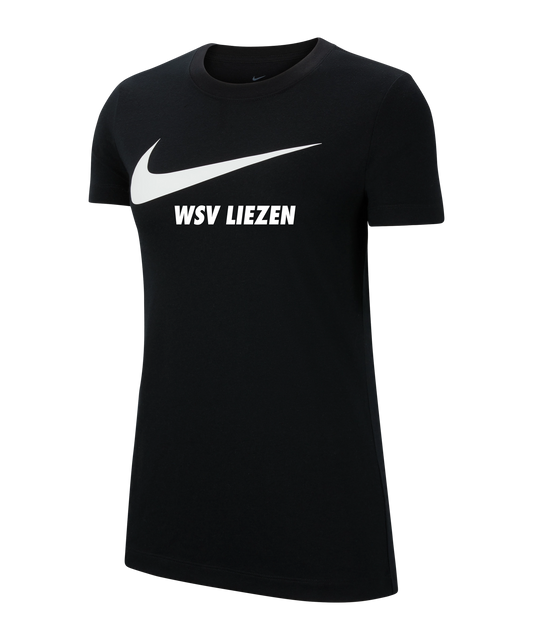 NIKE Park 20 Swoosh T-Shirt Damen Schwarz WSV Liezen