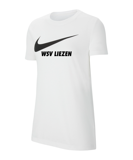 NIKE Park 20 Swoosh T-Shirt Damen Weiss WSV Liezen