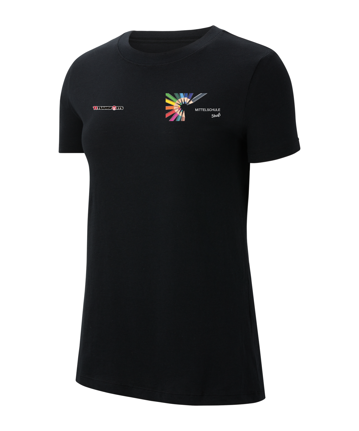 Nike Park 20 T-Shirt Damen Schwarz Weiss MS Straß