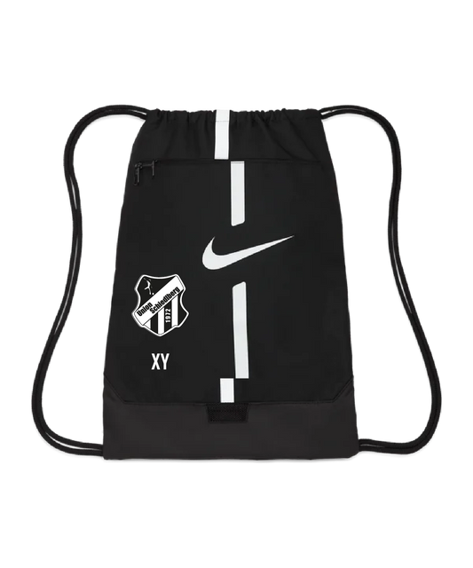 NIKE Academy Gymsack Schwarz Union Schiedlberg