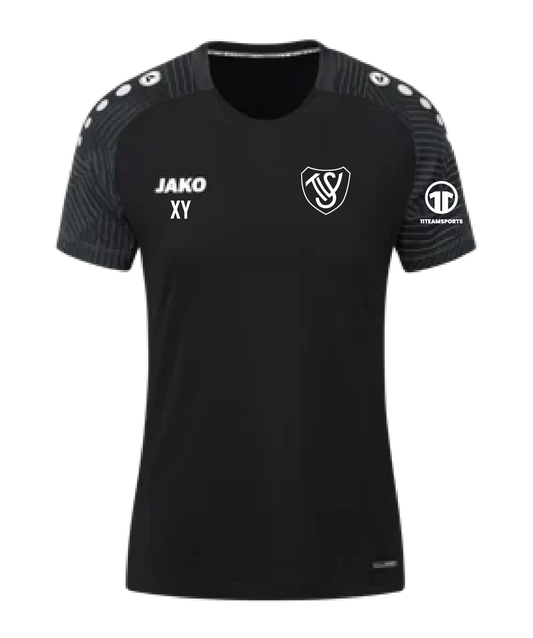JAKO Performance T-Shirt Damen Schwarz Grau SV Trieben