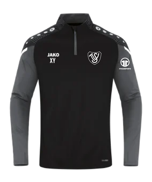 JAKO Performance Ziptop Schwarz Grau SV Trieben
