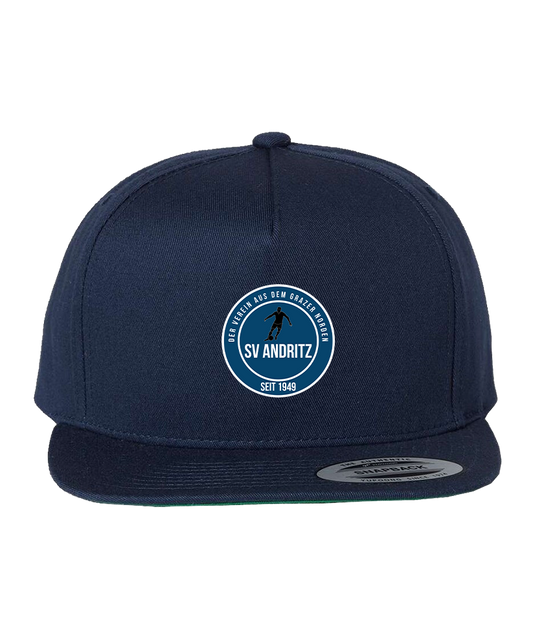 Merch 5 Panel Classic Snapback Cap Navy Green SV Andritz