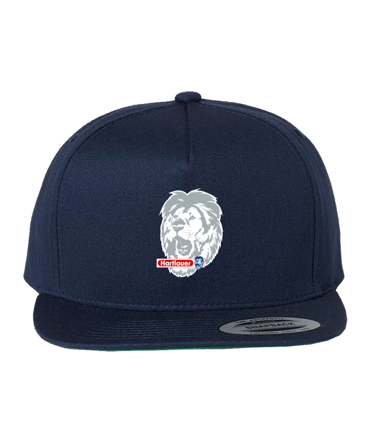 Merch 5 Panel Classic Snapback Cap Navy Green Hartlauer