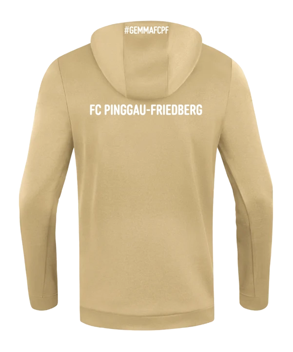 JAKO Pro Casual Hoody Beige FC Pinggau-Friedberg Sweatshirt Trainer