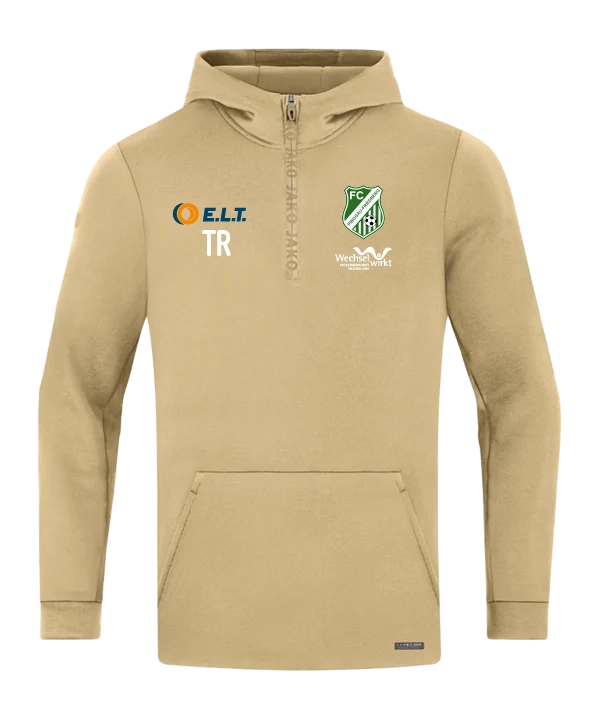 JAKO Pro Casual Hoody Beige FC Pinggau-Friedberg Sweatshirt Trainer