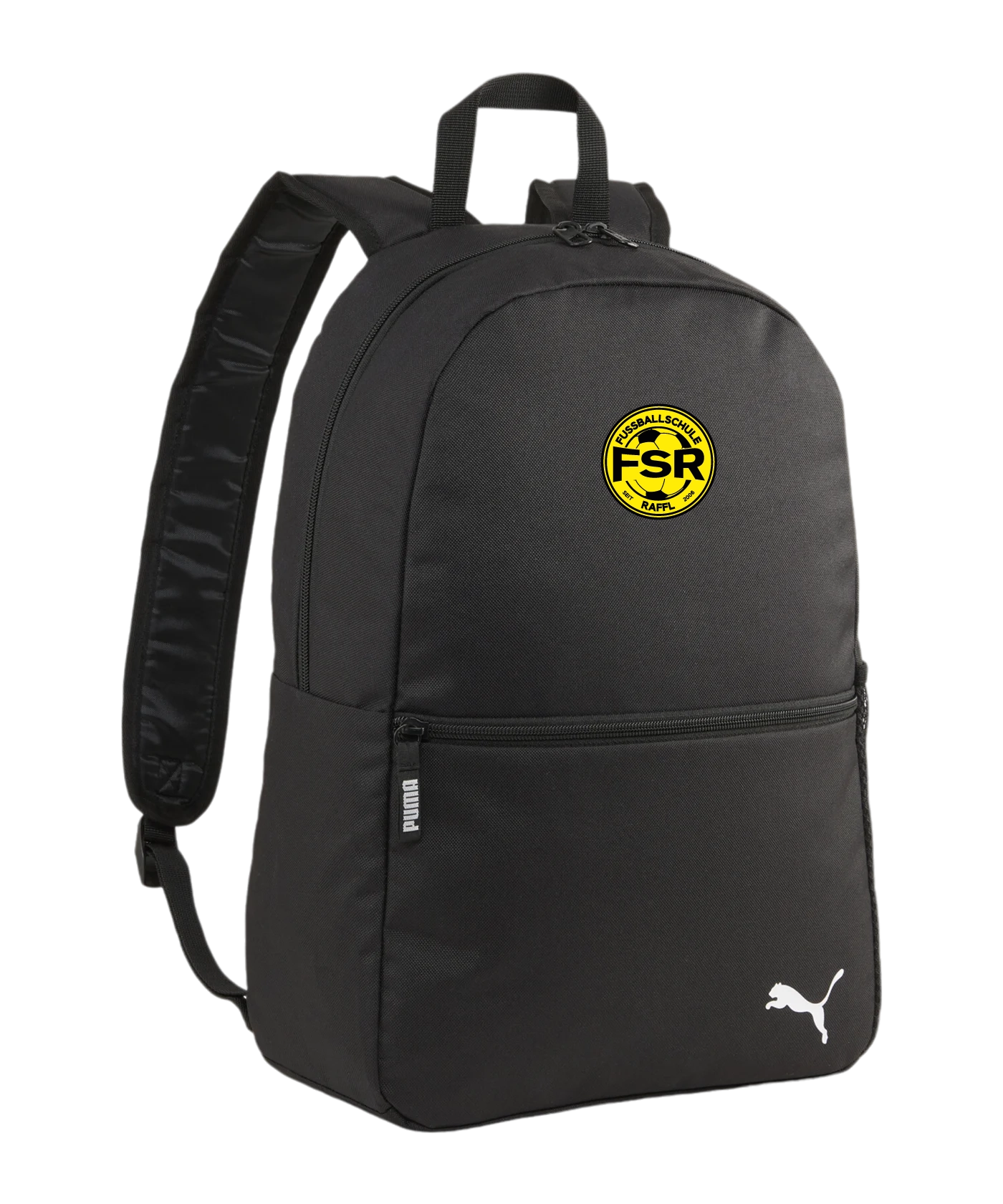 PUMA teamGOAL Core Rucksack Schwarz Fusballschule Raffl
