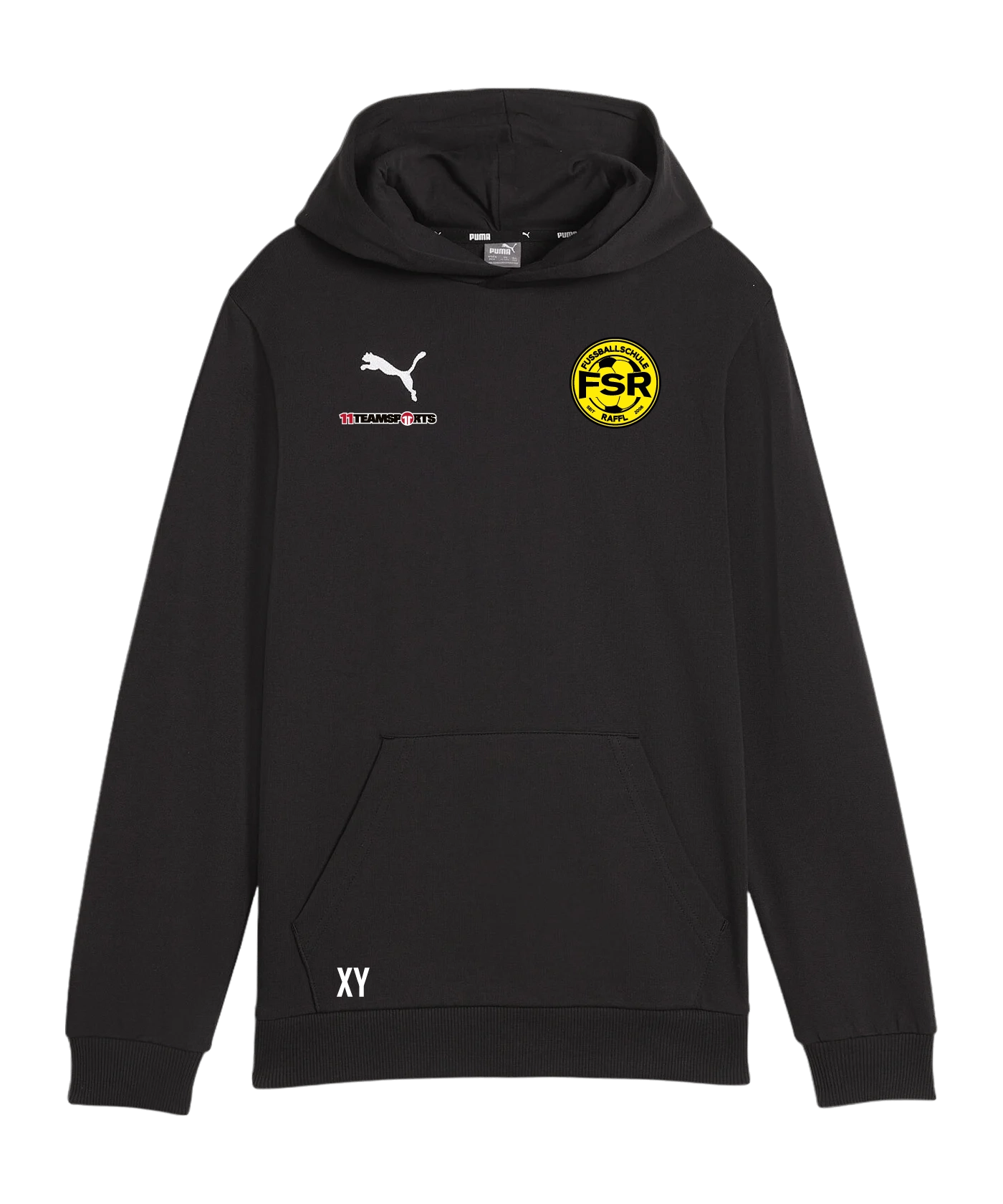 PUMA teamGOAL Casuals Hoody Kids Schwarz Fusballschule Raffl