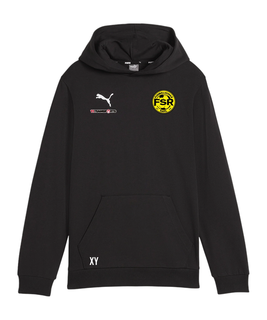 PUMA teamGOAL Casuals Hoody Kids Schwarz Fusballschule Raffl