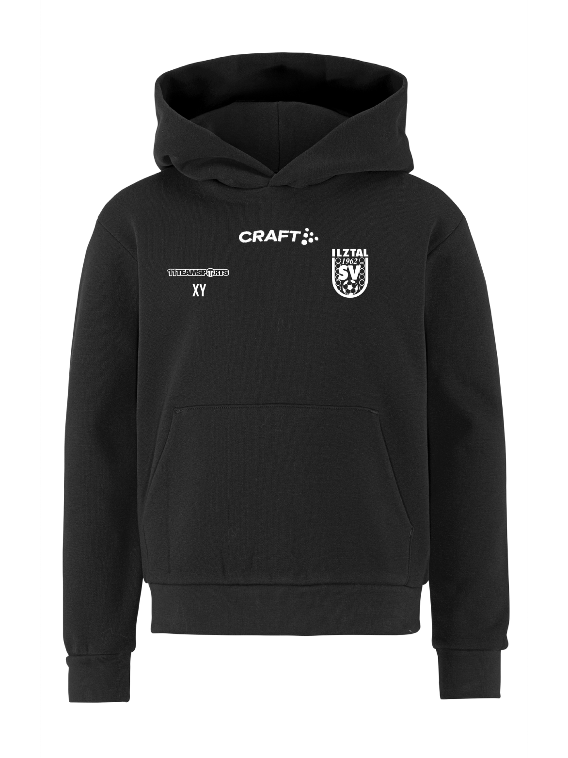 CRAFT Community 2.0 Logo Hoody Kids Schwarz SV Ilztal