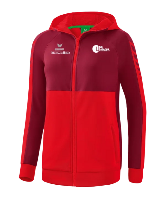 ERIMA Six Wings Trainingsjacke Damen Rot HIB Liebenau
